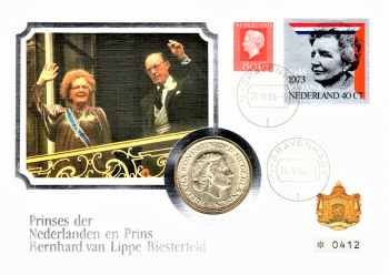 Prinses Juliane en Prins Bernhard van Nederland - Gravenhage 26.04.1994