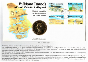 Falkland Inseln - Erffnung Flughafen - Falkland Islands 12.05.1985