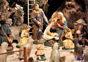 Weihnachten Krippe 11 - Sonderdruck im A3 Format