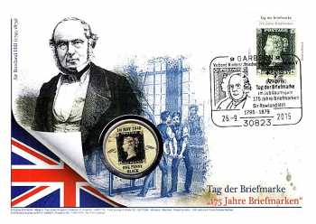 Sir Rowland Hill - 175 Jahre Briefmarken 2015 - Garbsen 26.09.2015