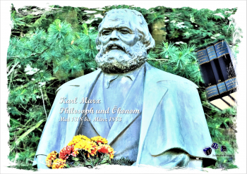 Karl Marx - Philosoph und �konom - Gedenkblatt