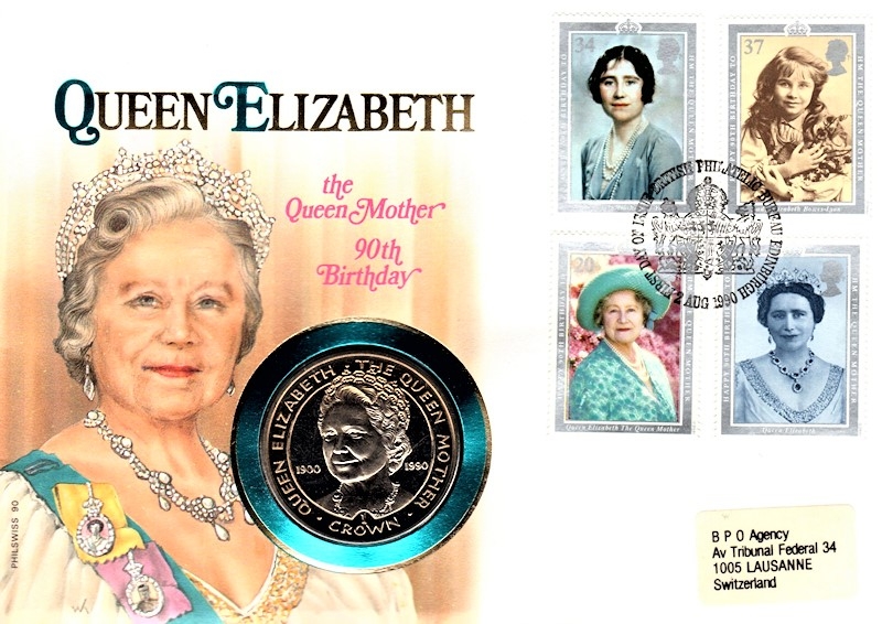 Queen Elizabeth - 90th Birthday of Queen Mother - 02.08.1990