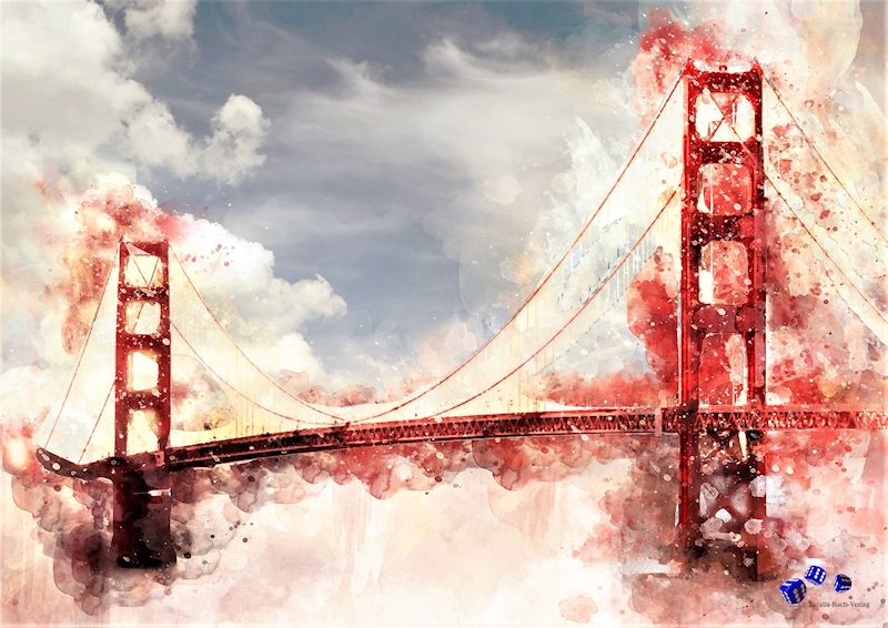 Hochwertiger Kunstdruck - Golden Gate Bridge