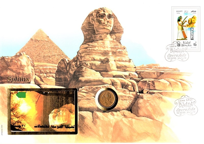 Maxi Brief - Ägypten Sphinx - 12.10.1999