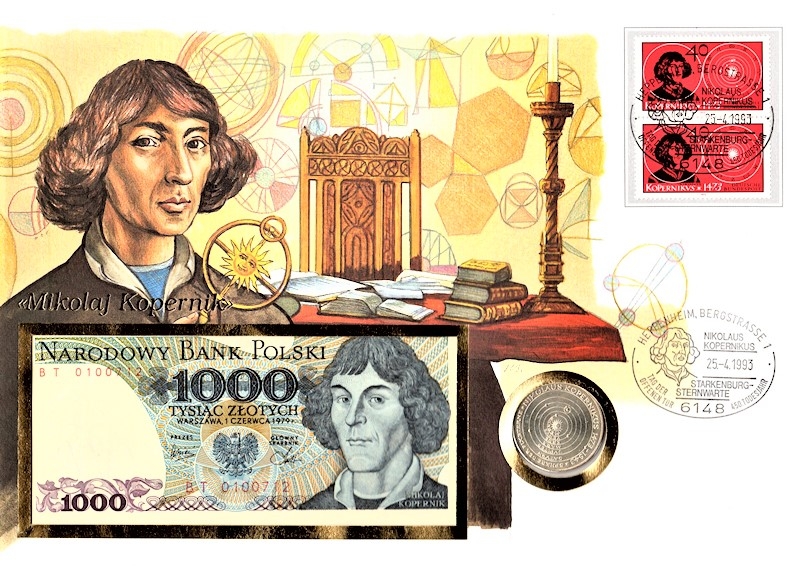 Maxi Brief - BRD - Nikolaus Kopernikus - 25.04.1993