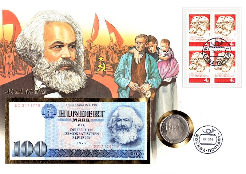 Maxi Brief - CCCP - Karl Marx - Moskau 19.10.1993