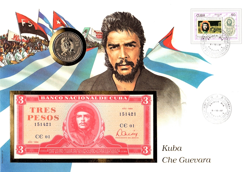 Che Guevara - Maxi Brief - Republik Kuba - Havana 08.10.1987 - selten