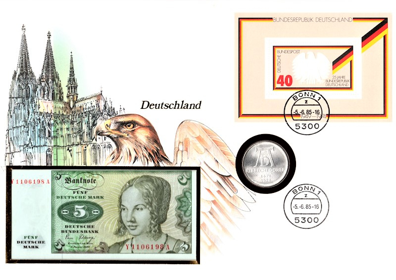 Maxi Brief - Deutschland - Albrecht Dürer - Bonn 27.09.1985 - selten