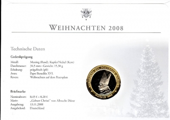 Weihnachten - Benedikt XVI - Berlin 2008