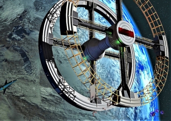 Raumstation - Sonderdruck im A3 Format