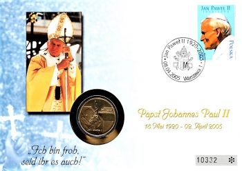 Papst Johannes Paul II 1920 - 2005 - Warschau 08.04.2005