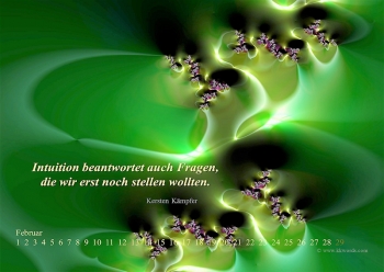 Zeitloskalender Intuition - bitte anklicken!