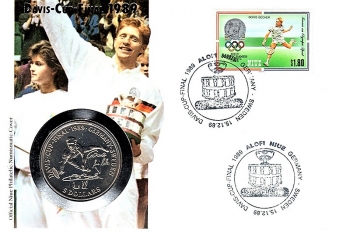 Davis-Cup-Final 1989 - Boris Becker - Alofi Niue 15.12.1989