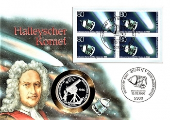 Halleyscher Komet - Edmond Halley - Bonn 13.02.1986