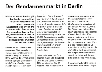 Gendarmenmarkt Berlin - Berlin Zentrum 14.08.1996