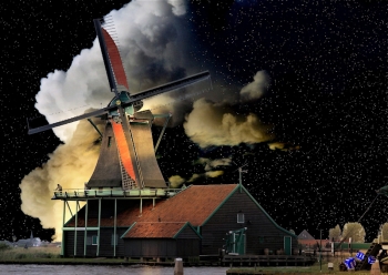 A3 Ringbindung von 12 Qualit�tsdrucken Windm�hlen bitte anklicken !