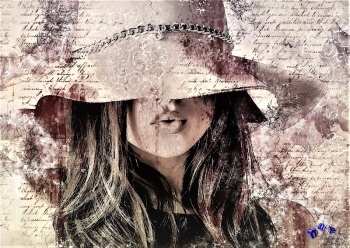 Hochwertiger Kunstdruck - Girl 5