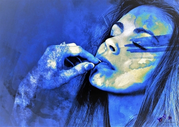 Hochwertiger Kunstdruck - Girl 12