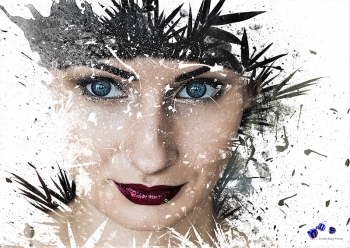 Hochwertiger Kunstdruck - Girl 6