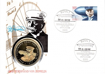 Graf Ferdinand von Zeppelin - 75. Todestag - 06.02.1992