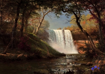 Albert Bierstadt - Hochwertiger Kunstdruck - Landschaft 10