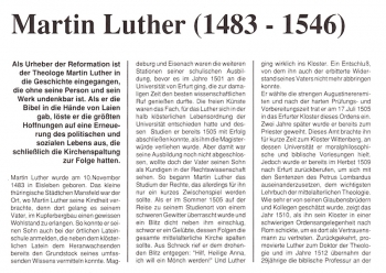 Martin Luther - 450 Jahre Reformation - 12.10.1989