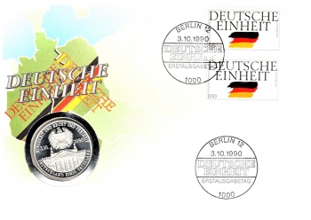 Deutsche Einheit - Berlin Erstausgabe 03.10.1990