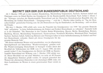 Deutsche Einheit - Berlin Erstausgabe 03.10.1990