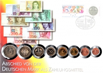 Maxi Brief - Abschied von der Deutschen Mark - Berlin 28.02.2002