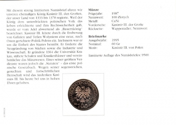 Kazimierz III Wielki - Warszawa - Warschau 16.04.1996