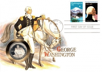 Georg Washington - 1. Prsident der USA - Olympia 22.02.1989