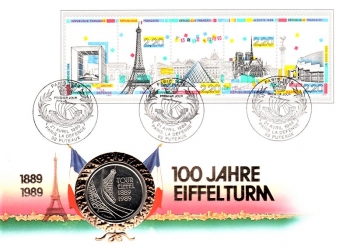 Eiffelturm - 100 Jahre Eiffelturm - Paris 21.04.1989