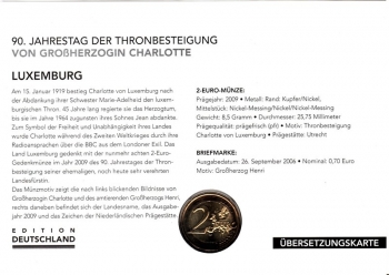 Charlotte von Luxemburg - Luxemburg 15.01.2009