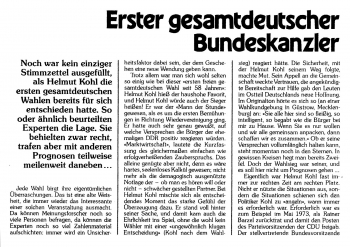 Helmut Kohl - Gesamtdeutscher Bundeskanzler - Bonn 02.02.1990
