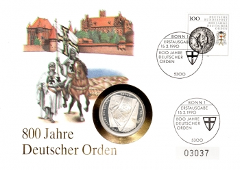 800 Jahre Deutscher Orden - 1190 - Bonn 15.02.1990