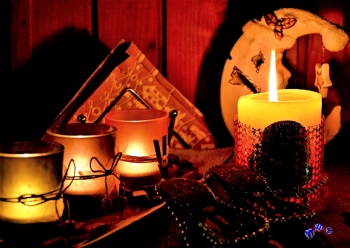 Weihnachten Kerzen 7 - Sonderdruck im A3 Format