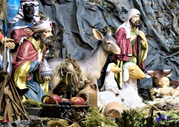 Weihnachten Krippe 8 - Sonderdruck im A3 Format