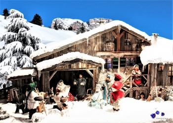 Weihnachten Krippe 4 - Sonderdruck im A3 Format