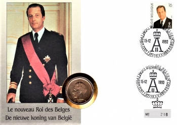 Knig Albert II - Knig von Belgien - Brssel 15.12.1993