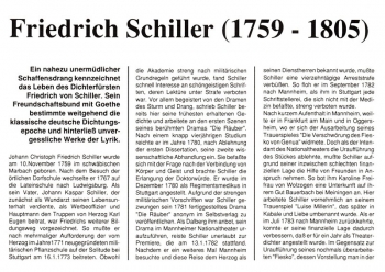 Friedrich von Schiller - Universitt Jena 1789 - Jena 26.05.1989
