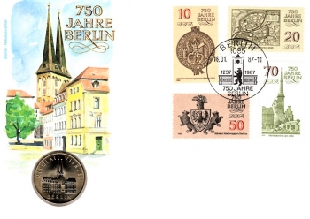 750 Jahre Berlin - Nikolaiviertel - Berlin 16.01.1987