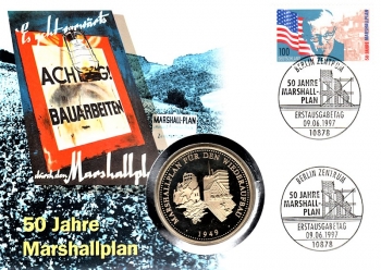 50 Jahre Marshallplan - Fr den Wiederaufbau - Berlin 09.06.1997