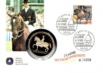25 Jahre Deutsche Sporthilfe 1967 bis 1992 - Berlin 26.05.1992