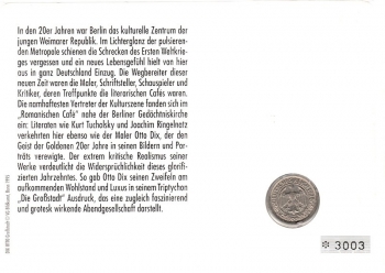 Die Goldenen Zwanziger Jahre - Deutsche Malerei - Berlin 11.08.1994