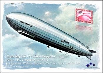 150. Geburtstag Ferdinand Graf von Zeppelin - Essen 09.10.1988