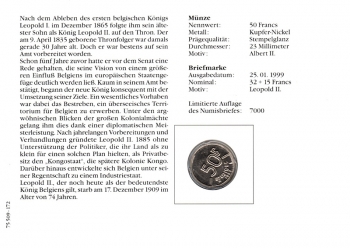 Knig Leopold II von Belgien - Brssel 25.01.1999