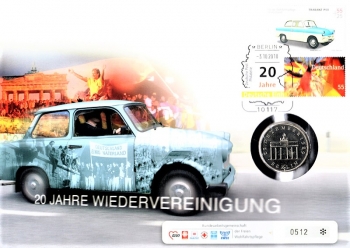 Maxi Brief - 20 Jahre Wiedervereinigung - Berlin 03.10.2010