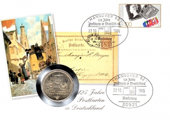 125 Jahre Postkarten in Deutschland - Hannover 22.10.1995