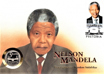 Nelson Mandela - Prsident Sdamerikas - Pretoria 10.05.1994