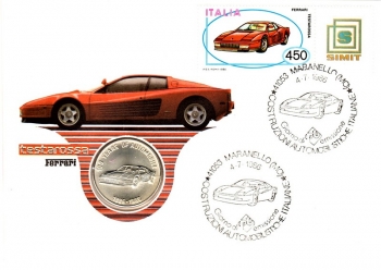 Ferrari Testarrosa - 100 Jahre Automobil - Maranello 04.07.1986